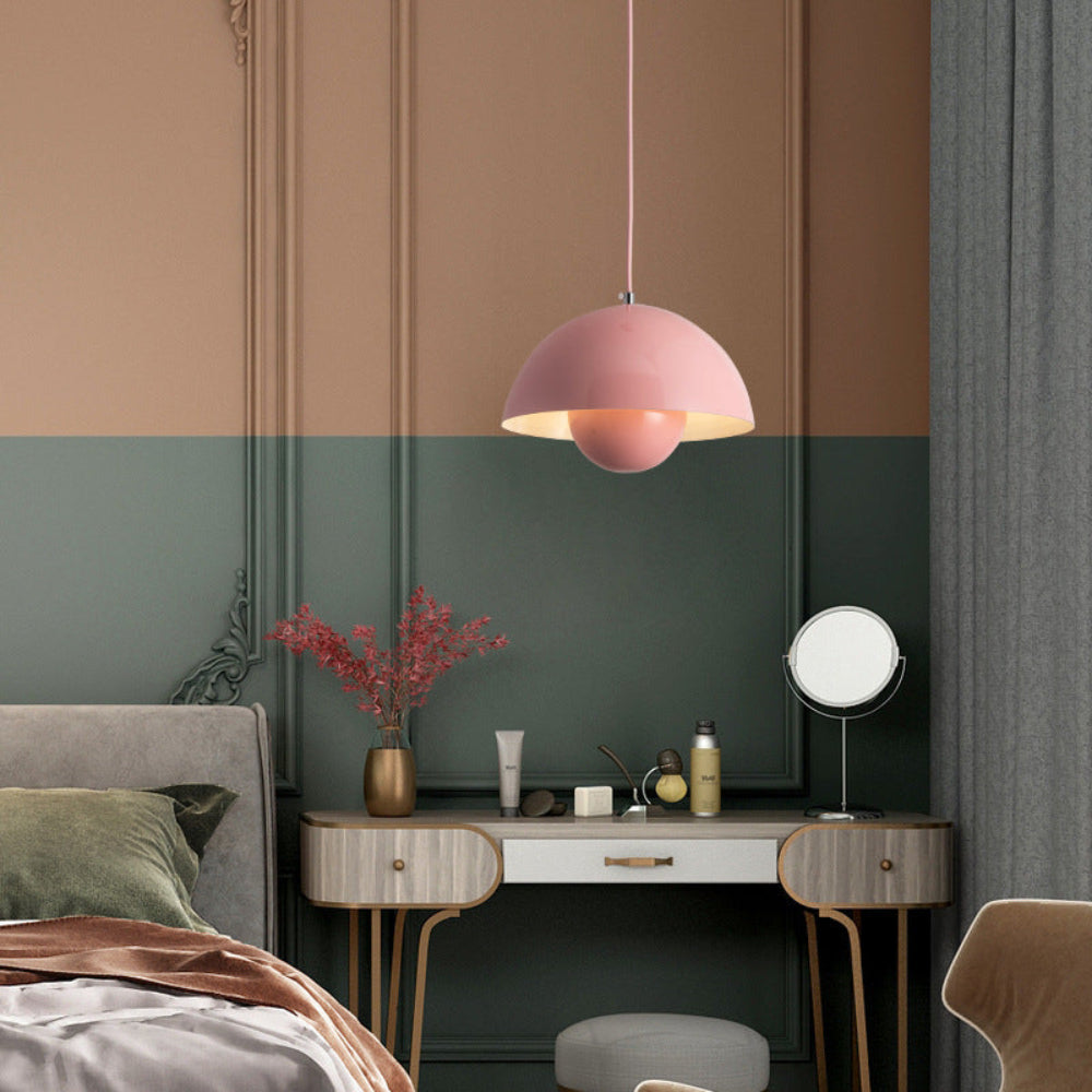 Nordic Semi Circle Hanging Light Fixtures Modern Home Lamp
