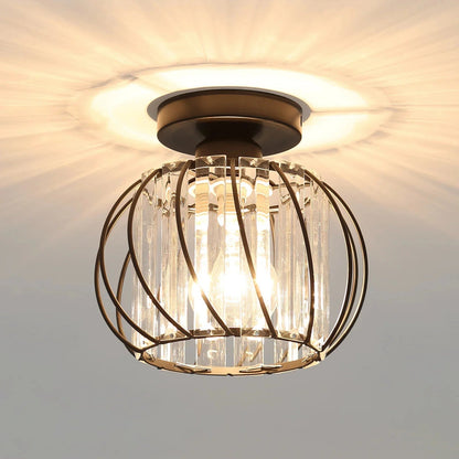 Unique Elegant Globe Glass Ceiling Lamp - Halri