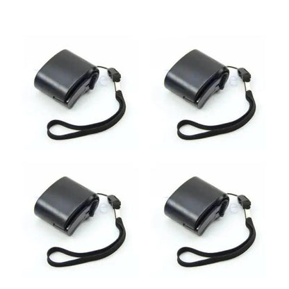 Compact Hand Crank Power Bank with USB and LED Light