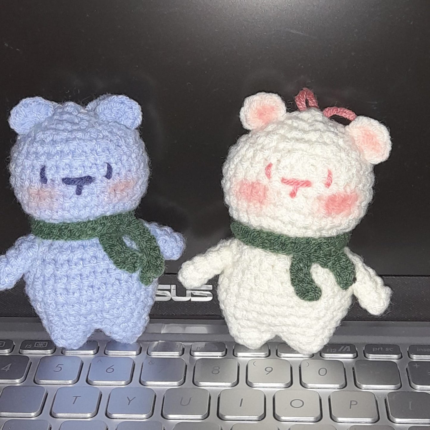 Soft Plush Bear Keychain - Stylish And Durable