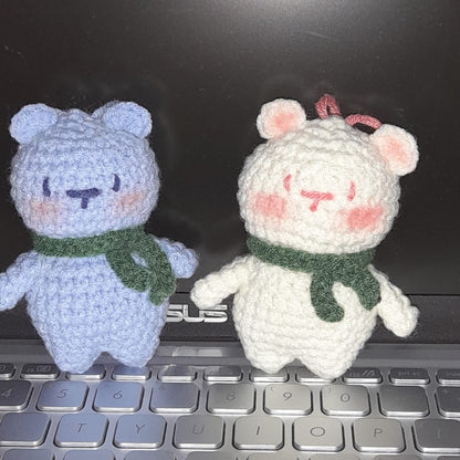 Soft Plush Bear Keychain - Stylish And Durable