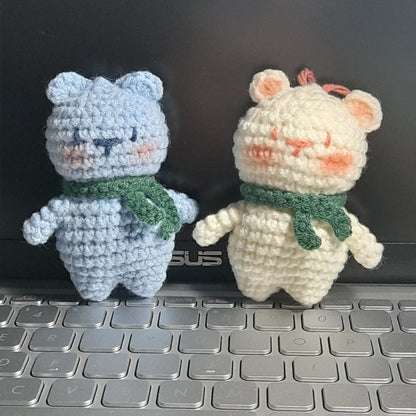 Soft Plush Bear Keychain - Stylish And Durable