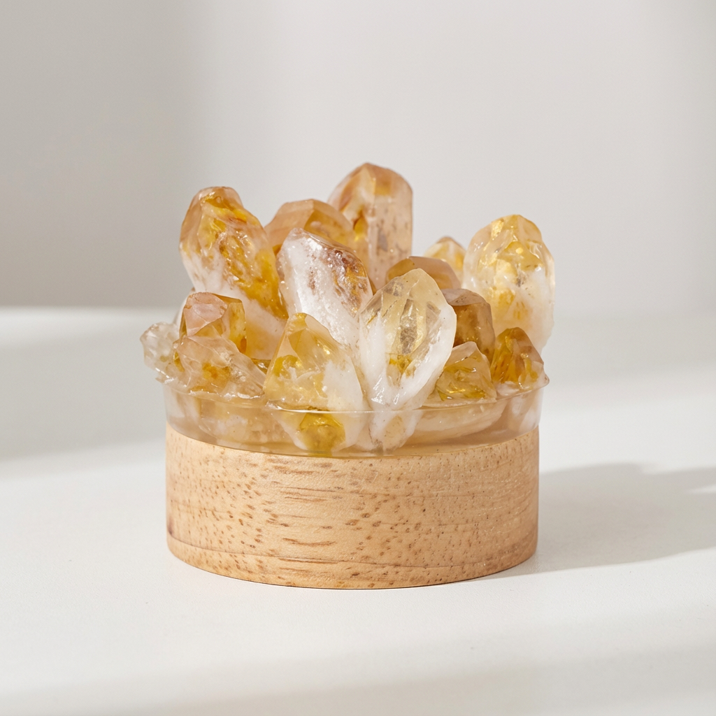 Natural Crystal Desk Lamp for Home Decor - Halri