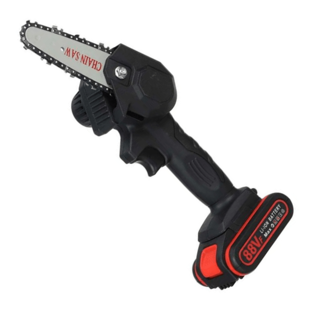 Compact Cordless Chainsaw for Easy Tree Cutting