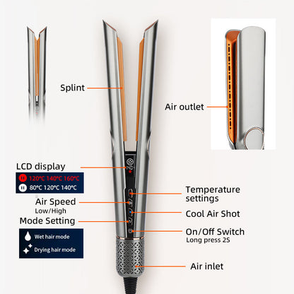 Dual Function Hair Dryer Straightener