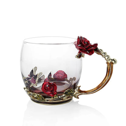 Clear Glass Mug Gift Set for Mom