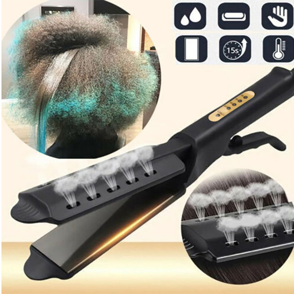 Professional Thermal Adjustable Hair Straightening Iron - Halri