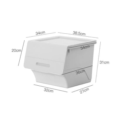 Collapsible Plastic Kids Toy Storage Container - Halri