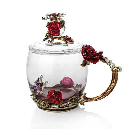 Clear Glass Mug Gift Set for Mom
