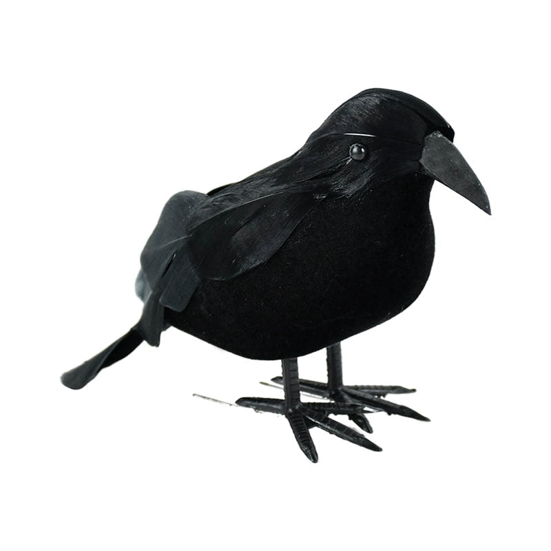 Spooky Black Bird Halloween Decoration - Halri