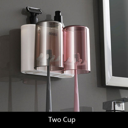 Space Saving Bathroom Storage Toothbrush Holder - Halri