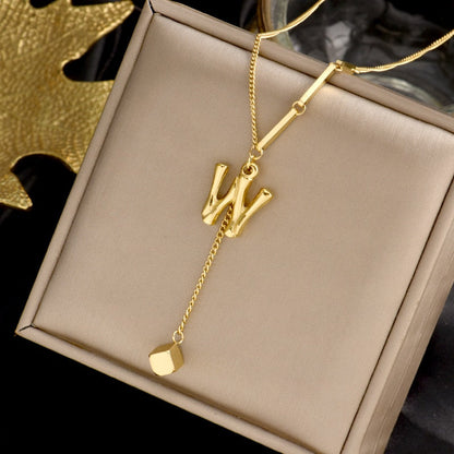Personalized Monogram Letter Necklace