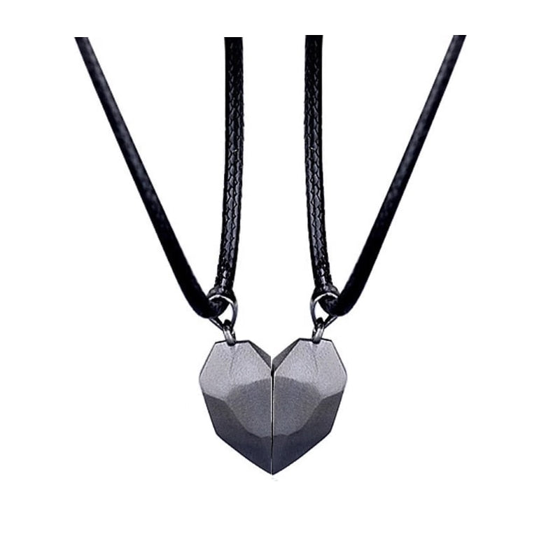 Sweetheart Two Piece Interlocking Necklace Set
