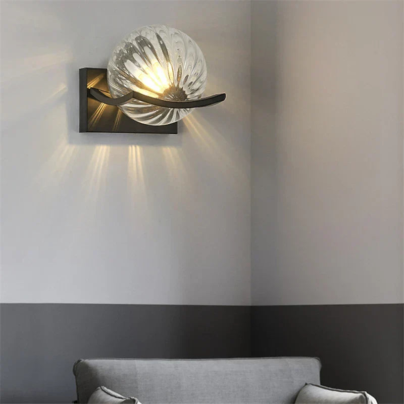 Contemporary LED Glass Light Fixture - Halri