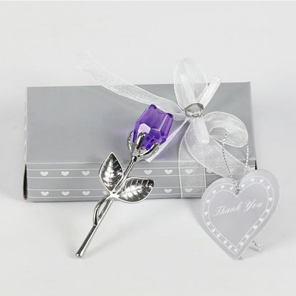 Beautiful Crystal Rose in Gift Box