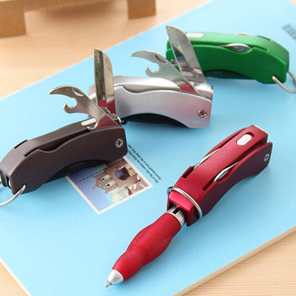 Portable 4in1 Camping Keychain Multitool - Halri