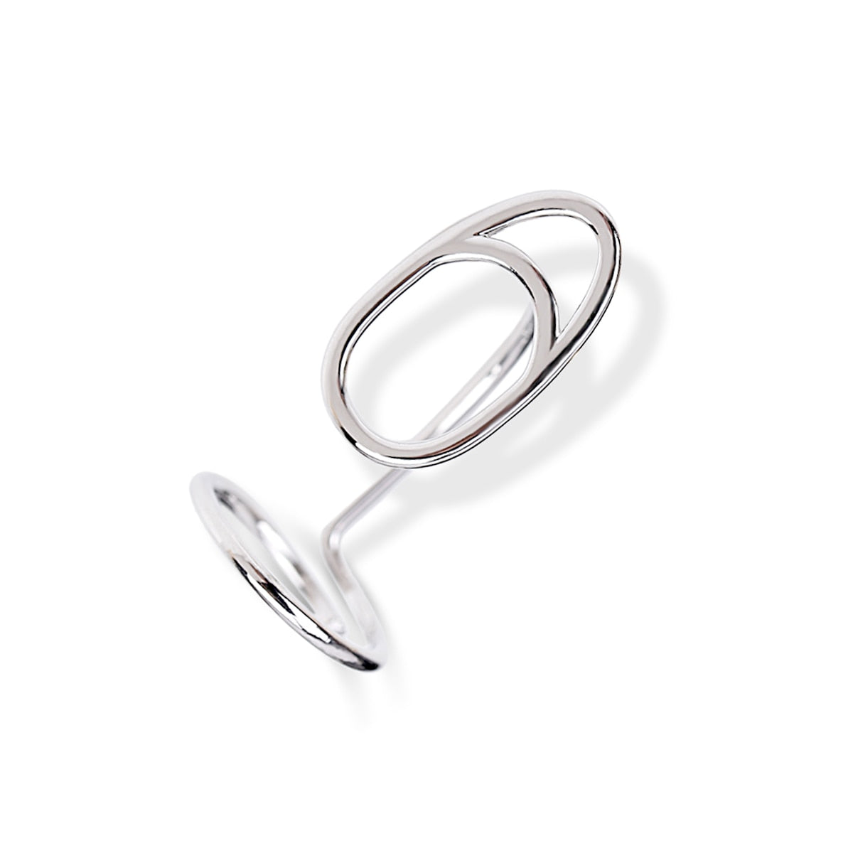Edgy Metal Slim Stacking Rings