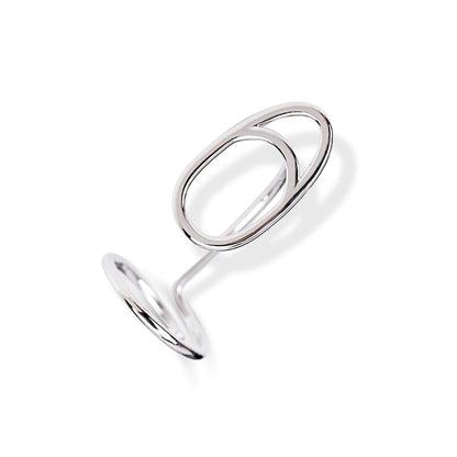 Edgy Metal Slim Stacking Rings