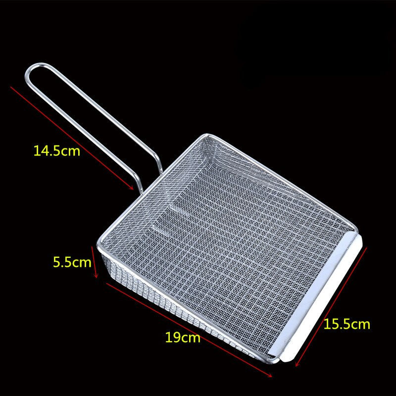 Premium Metal Frying Skimmer Spatula