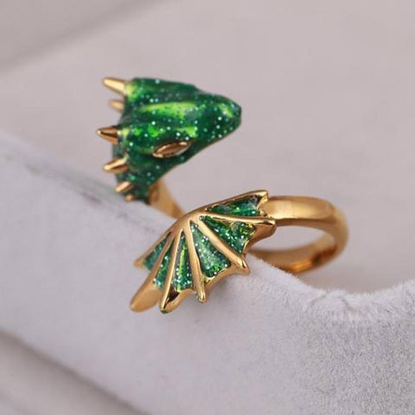 Mythical Dragon Adjustable Color Ring