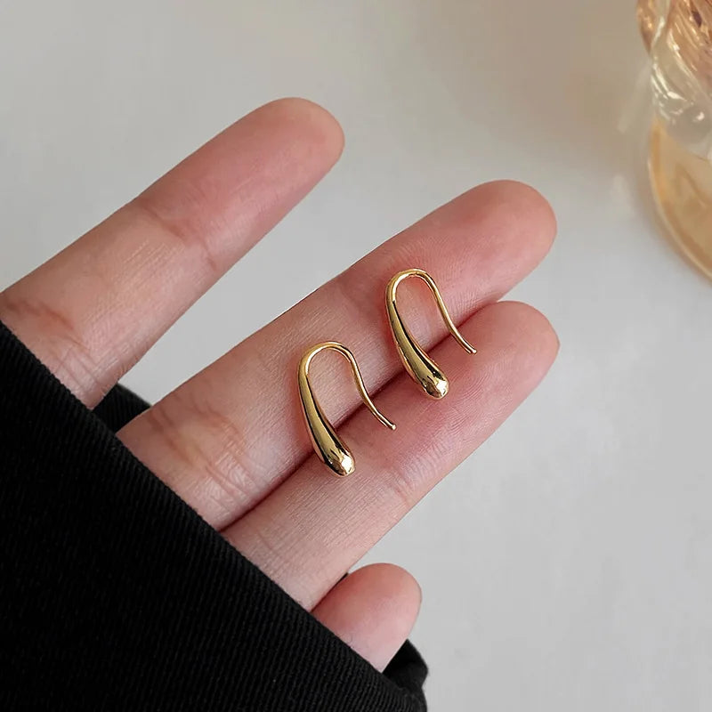 Delicate Sterling Silver Teardrop Earrings - Halri