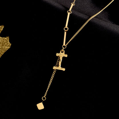 Personalized Monogram Letter Necklace
