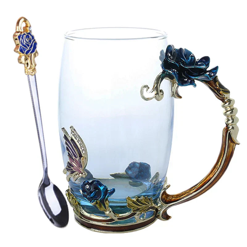 Clear Glass Mug Gift Set for Mom