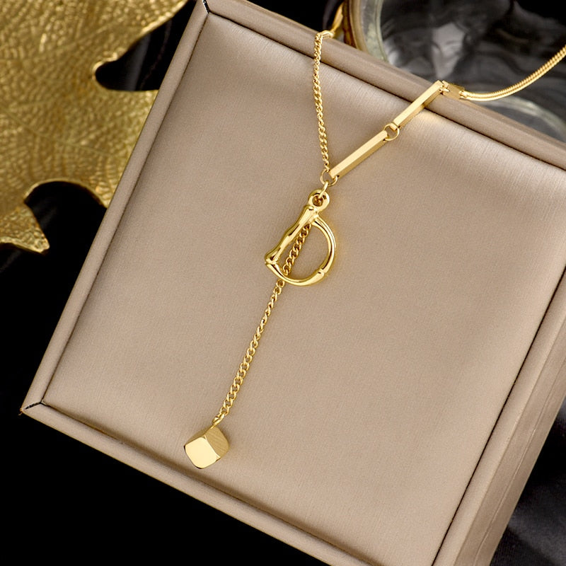 Personalized Monogram Letter Necklace