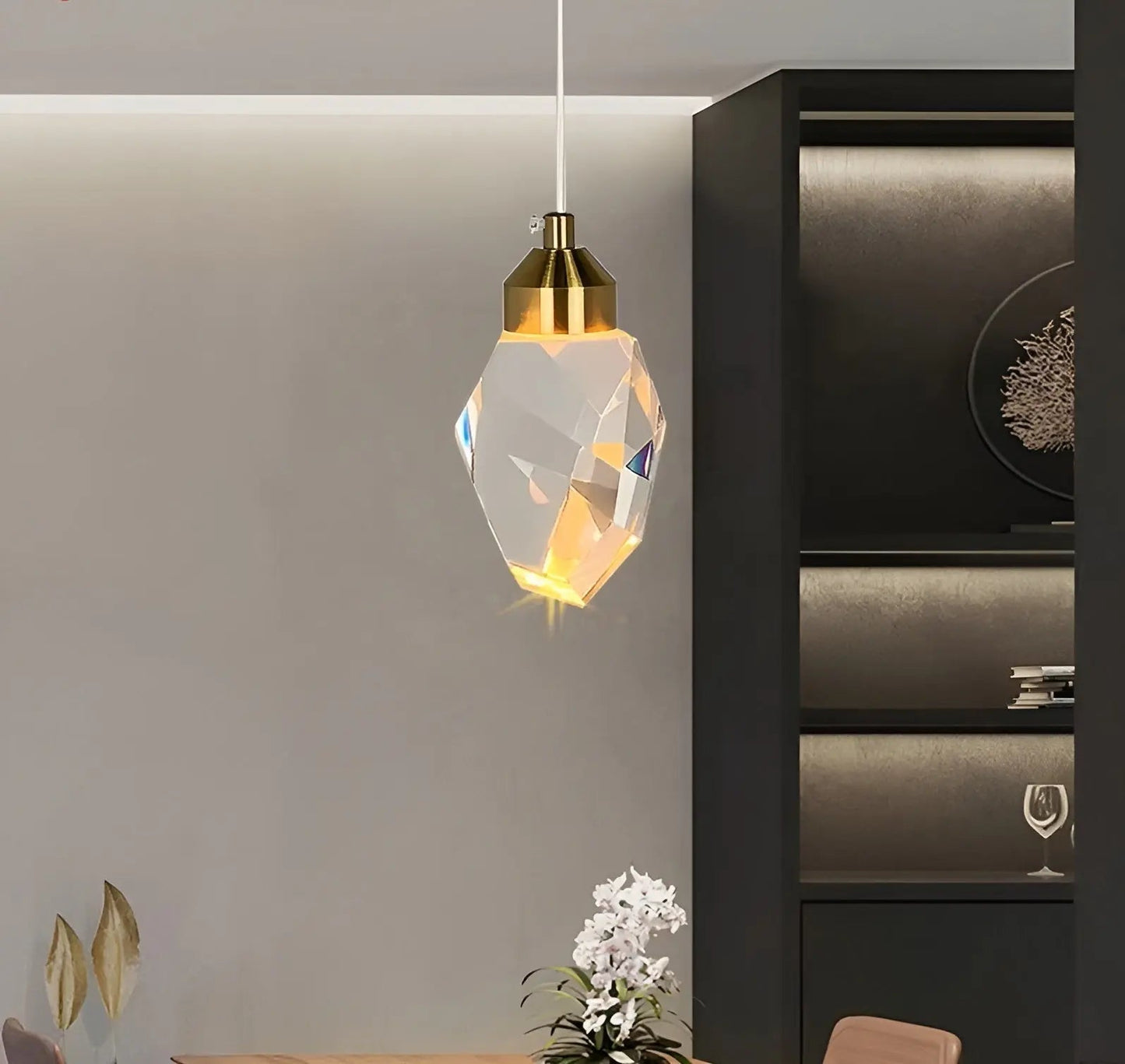Elegant Crystal LED Chandelier Light Fixture - Halri