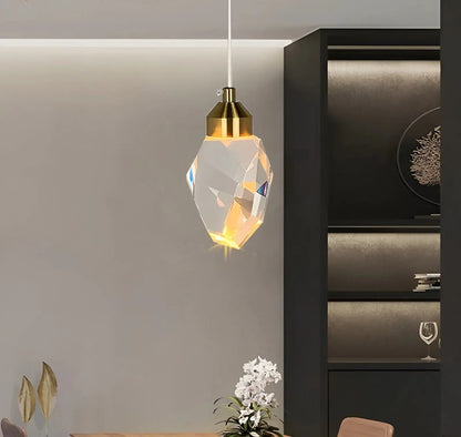 Elegant Crystal LED Chandelier Light Fixture - Halri