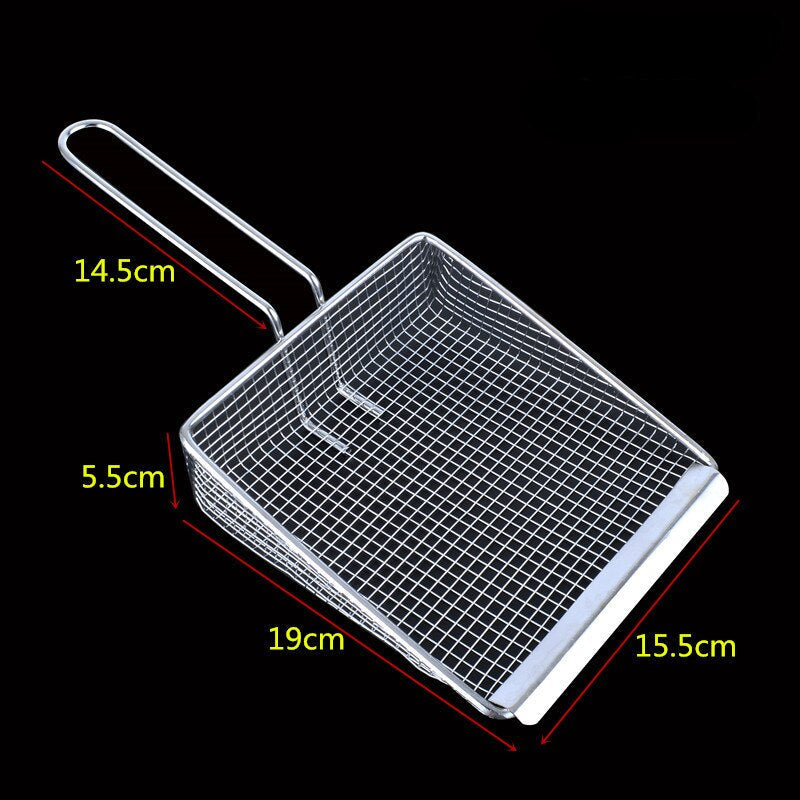 Premium Metal Frying Skimmer Spatula