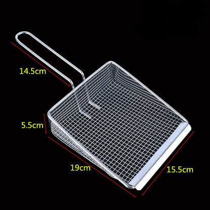 Premium Metal Frying Skimmer Spatula