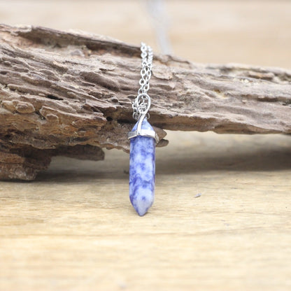 Boho Hexagon Gemstone Balance Necklace