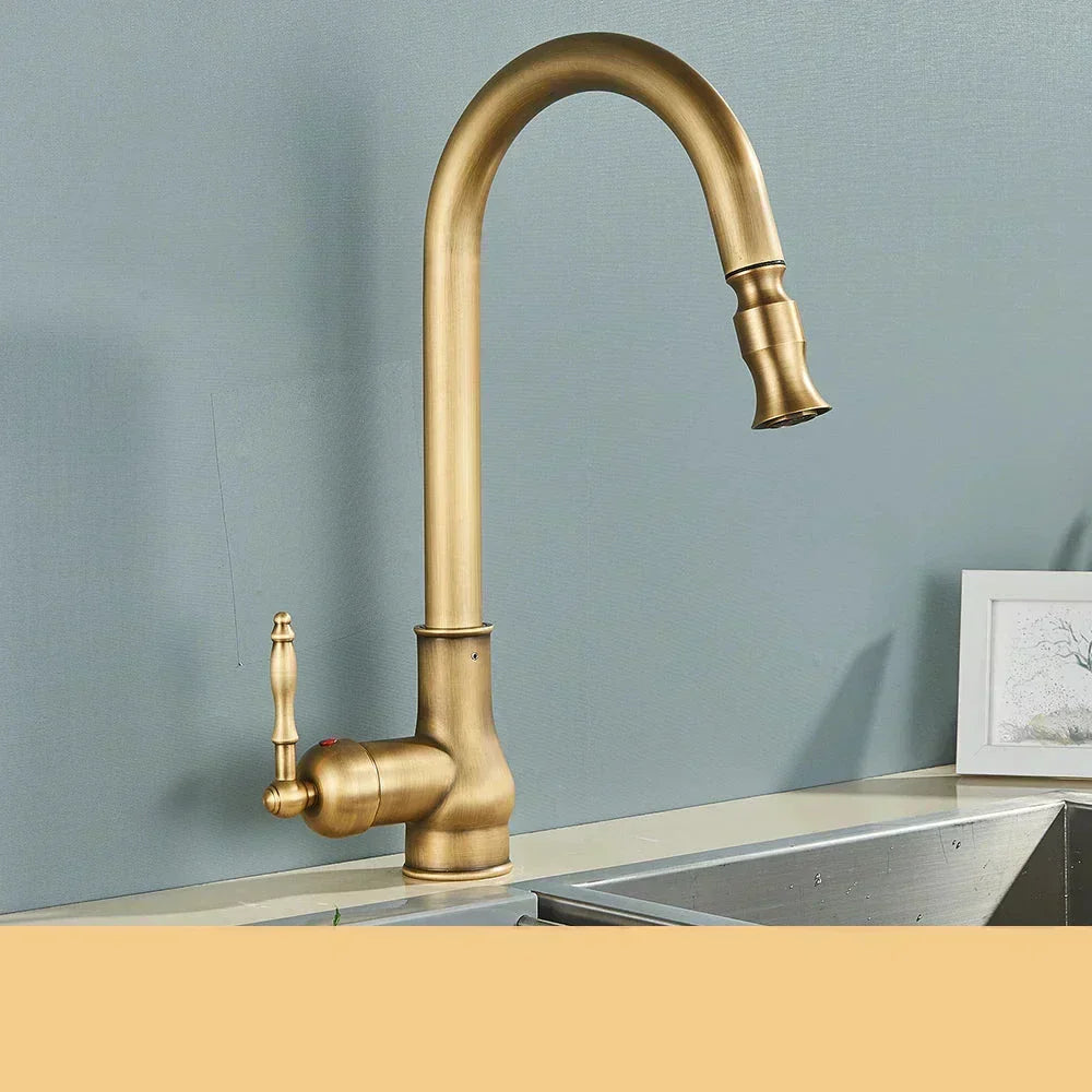 Classic Gold Kitchen Faucet
