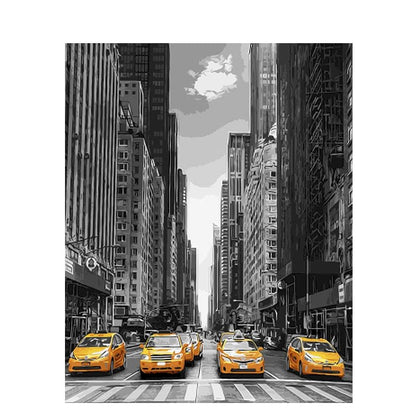 Urban Skyline Paint by Numbers Kit