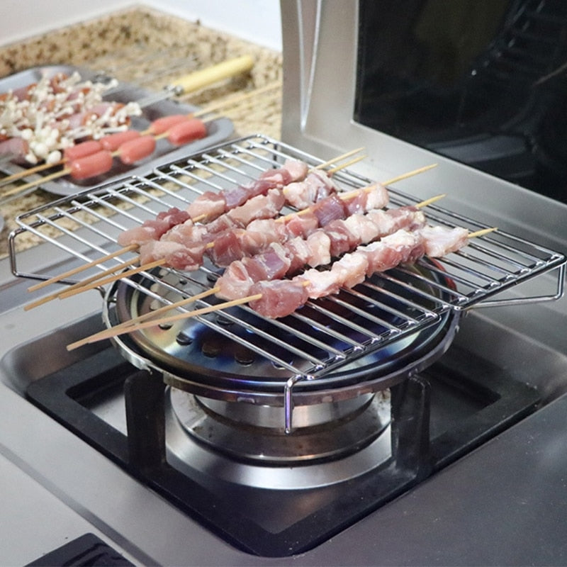 Compact Outdoor Gas BBQ Grill Rack - Halri