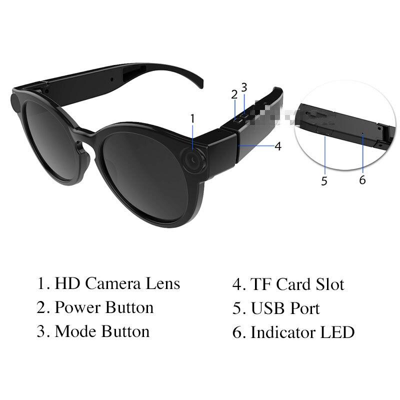 Sports Glasses HD Camera 1080P Video Recorder