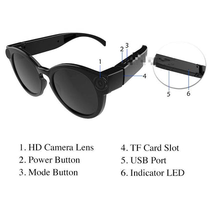 Sports Glasses HD Camera 1080P Video Recorder