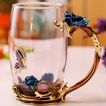 Clear Glass Mug Gift Set for Mom