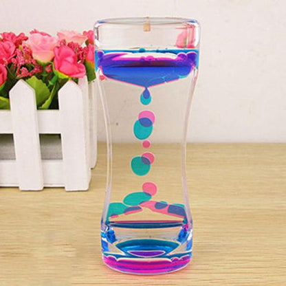 Colorful Glass Oil Hourglass Timer