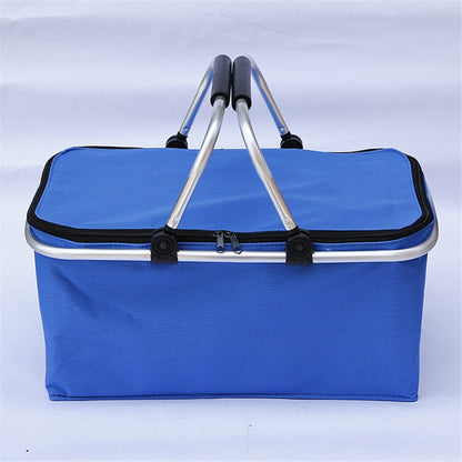 Portable Insulated Collapsible Outdoor Picnic Basket