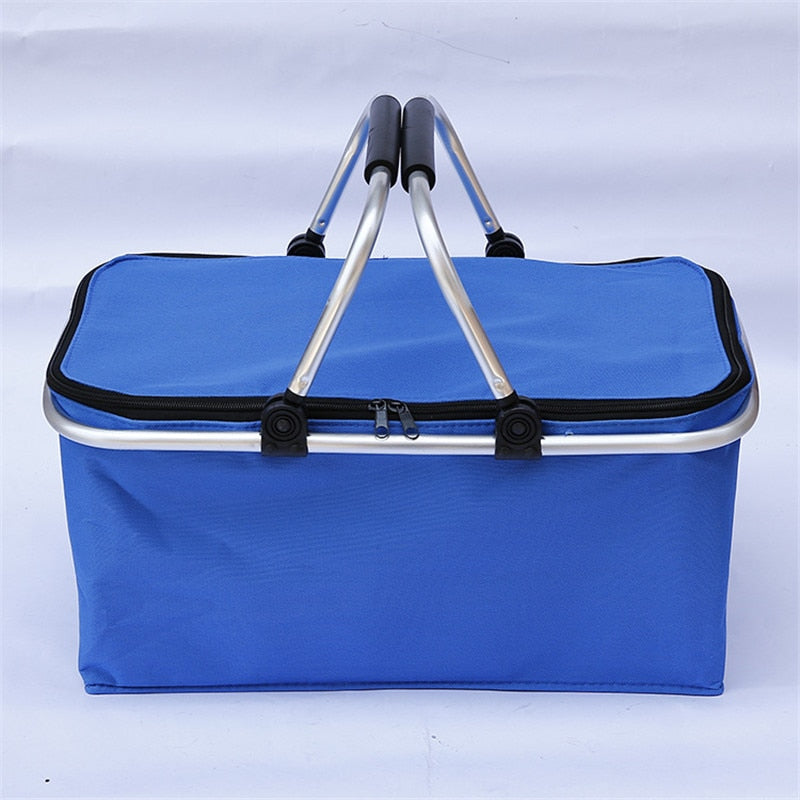 Portable Insulated Collapsible Picnic Basket