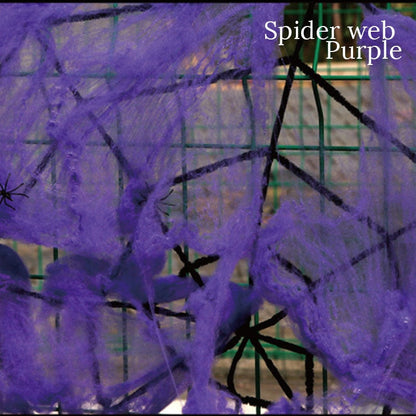 Spooky Fake Web Halloween Decor