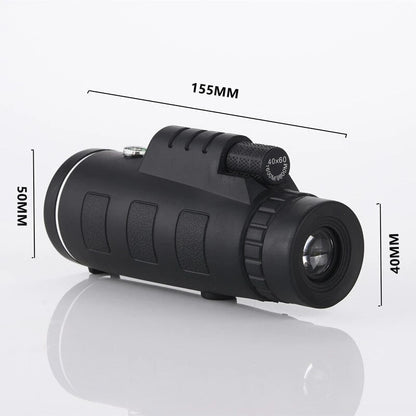 Portable HD Monocular Telescope with Phone Adapter