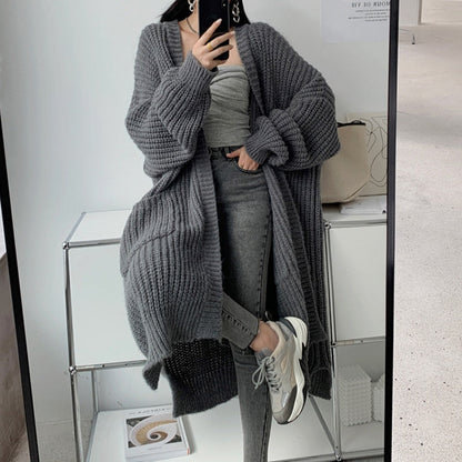 Cozy Slouchy Oversized Winter Sweater Coat - Halri