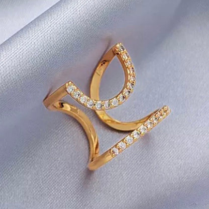 Edgy Metal Slim Stacking Rings