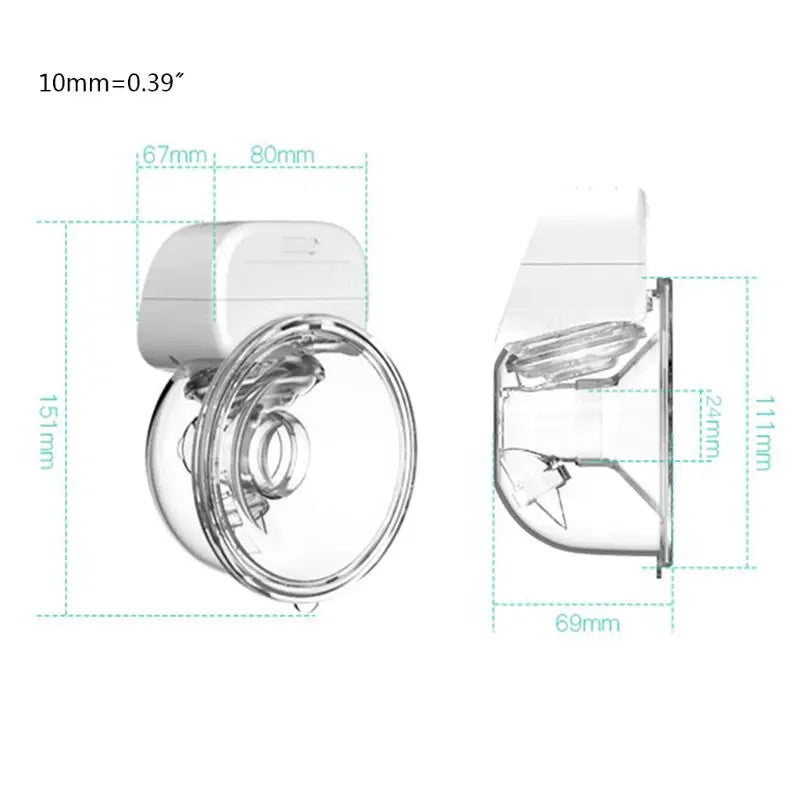 Portable Rechargeable Breast Pump | Compact Silent Express