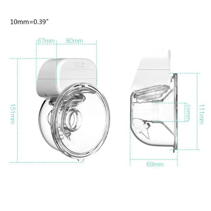 Portable Rechargeable Breast Pump | Compact Silent Express