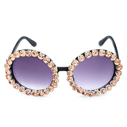 Big Round Fashion Designer Sunglasses