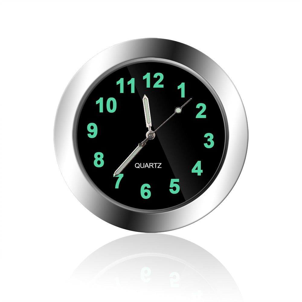 Adhesive Auto Dash Glow Clock